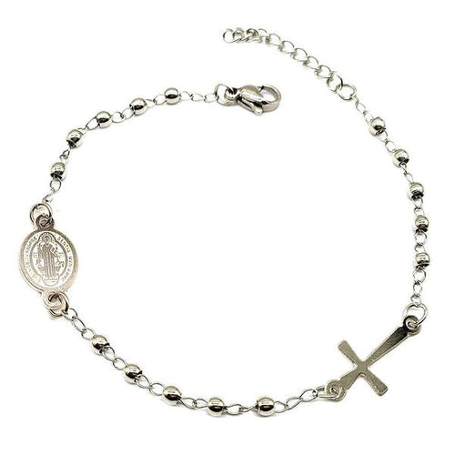 Saint Benedict San Benito Rosasry Bracelet