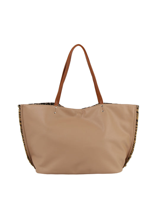 Large Wild Edge Slouch Tote