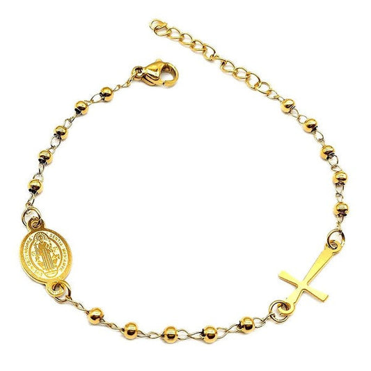 Saint Benedict San Benito Rosasry Bracelet