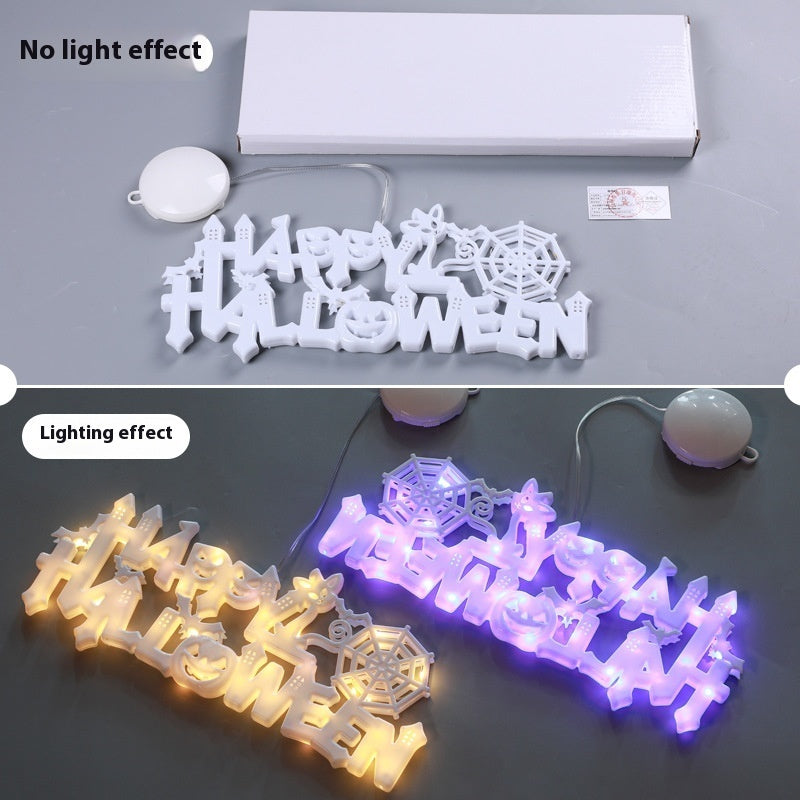 Halloween Decorative Light Door Plate Decorative LED Pendant