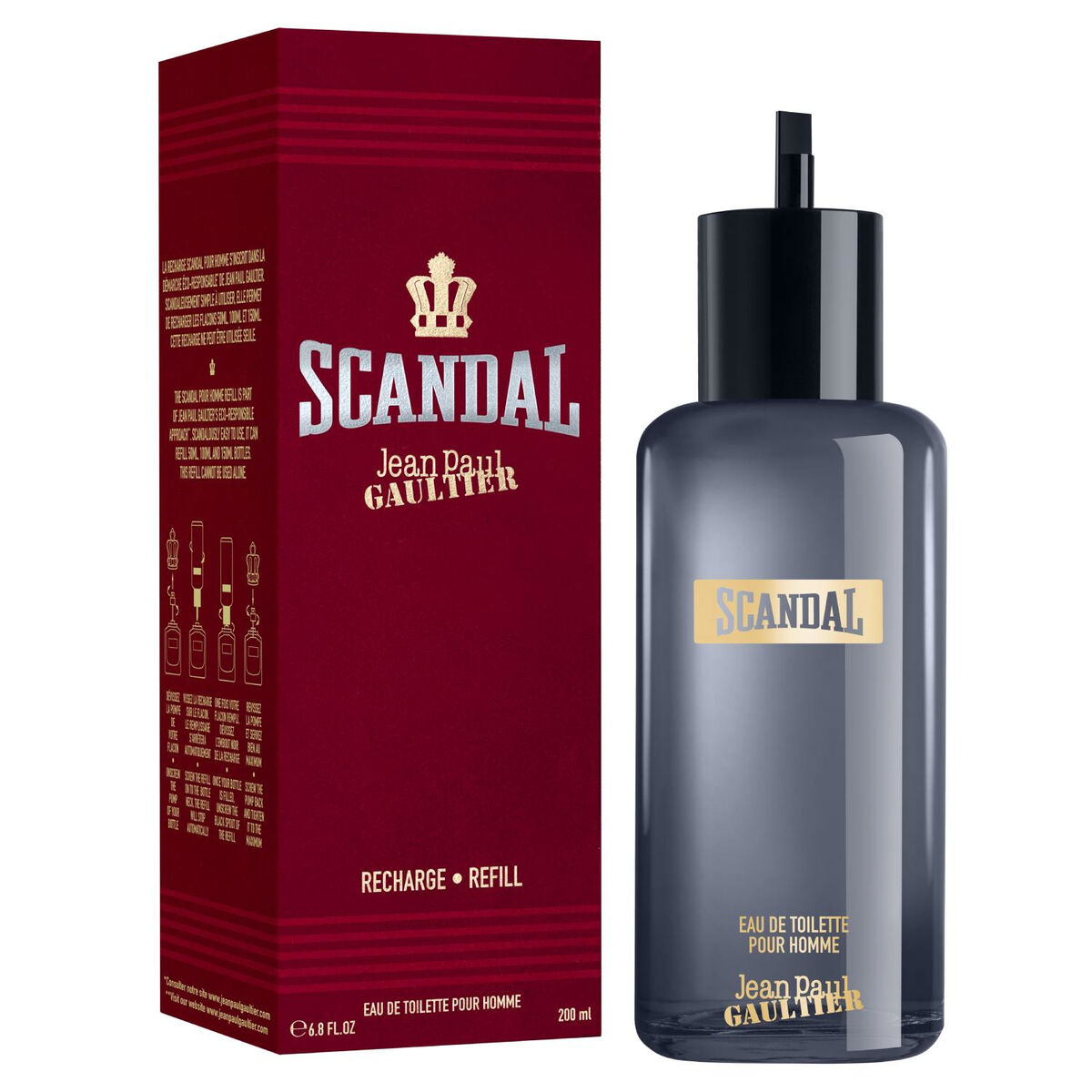 Men's Perfume Jean Paul Gaultier Scandal pour Homme EDT Refill (200