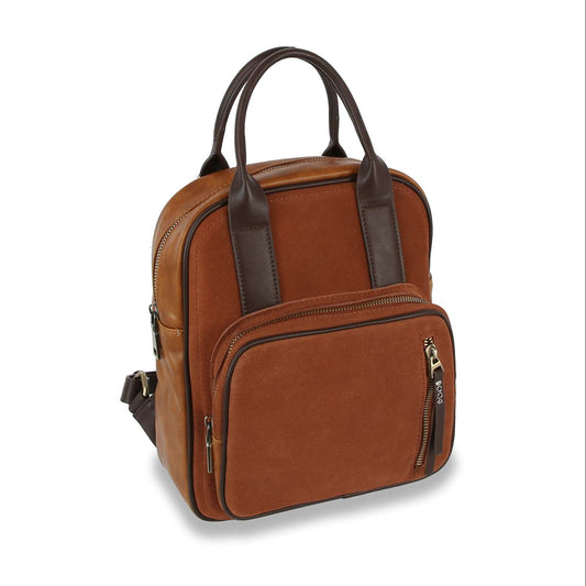 Genuine Leather Convertible Backpack