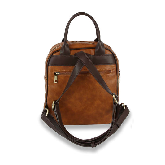 Genuine Leather Convertible Backpack