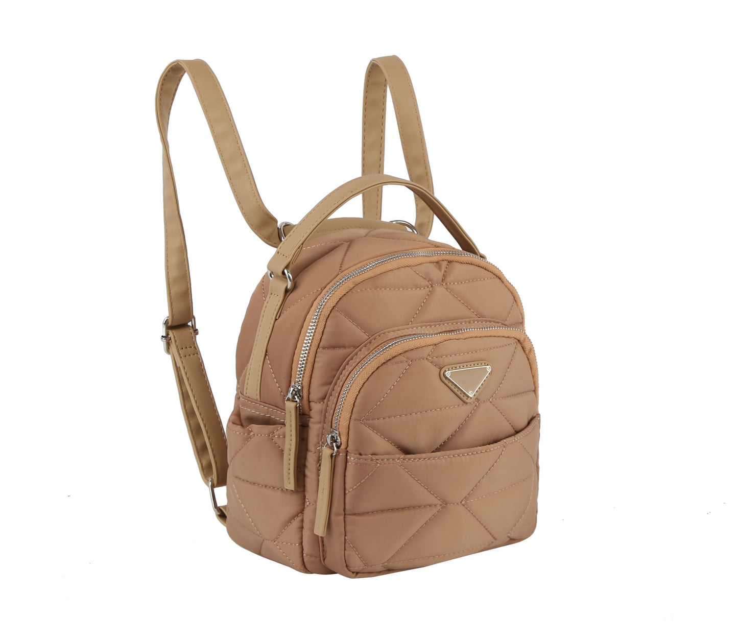 Quilted daily convertible backpack