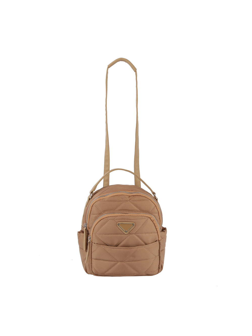 Quilted daily convertible backpack