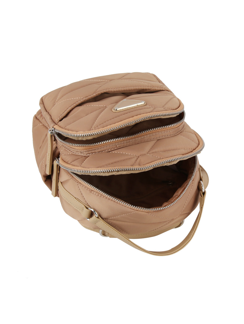 Quilted daily convertible backpack