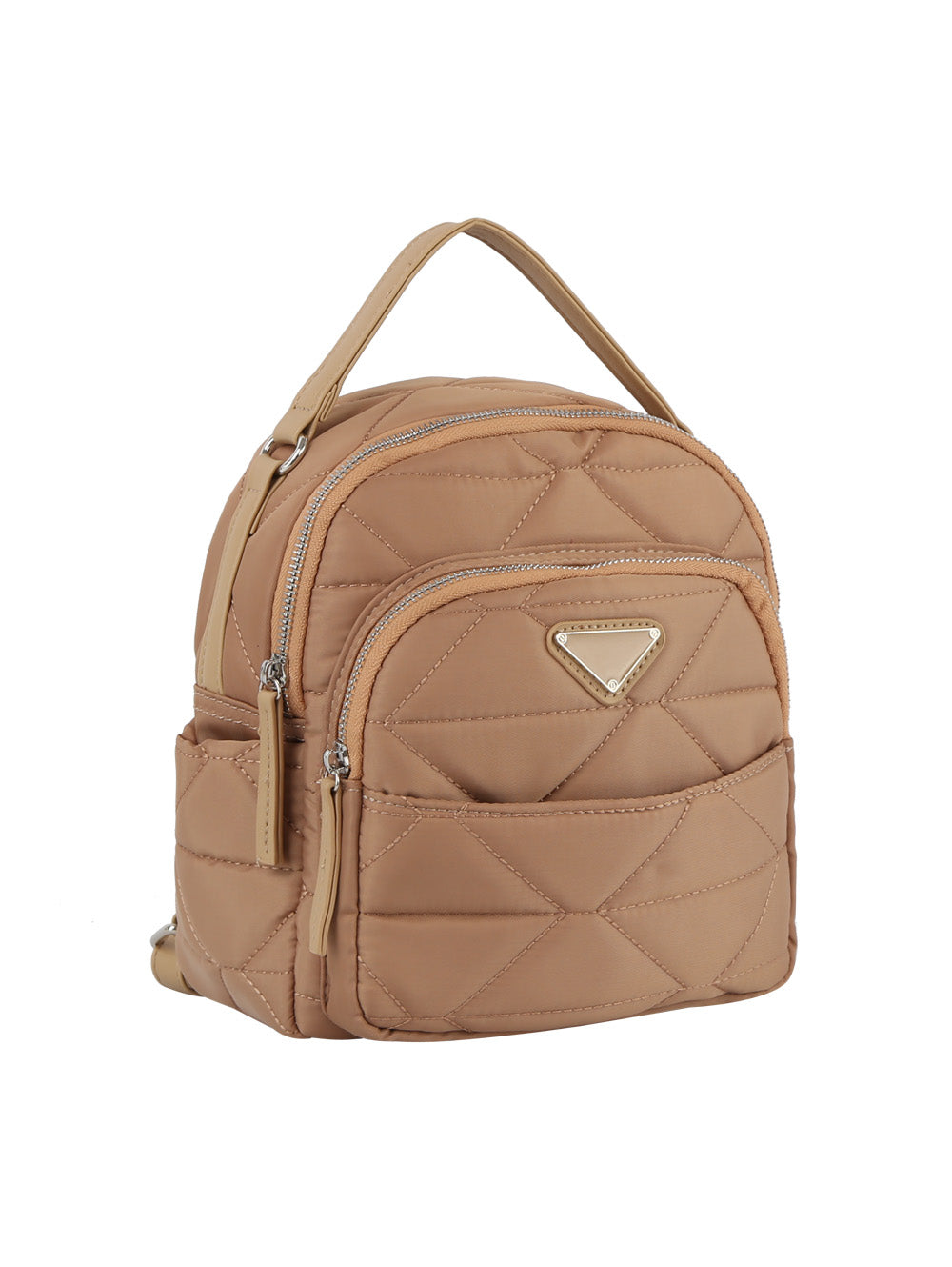Quilted daily convertible backpack