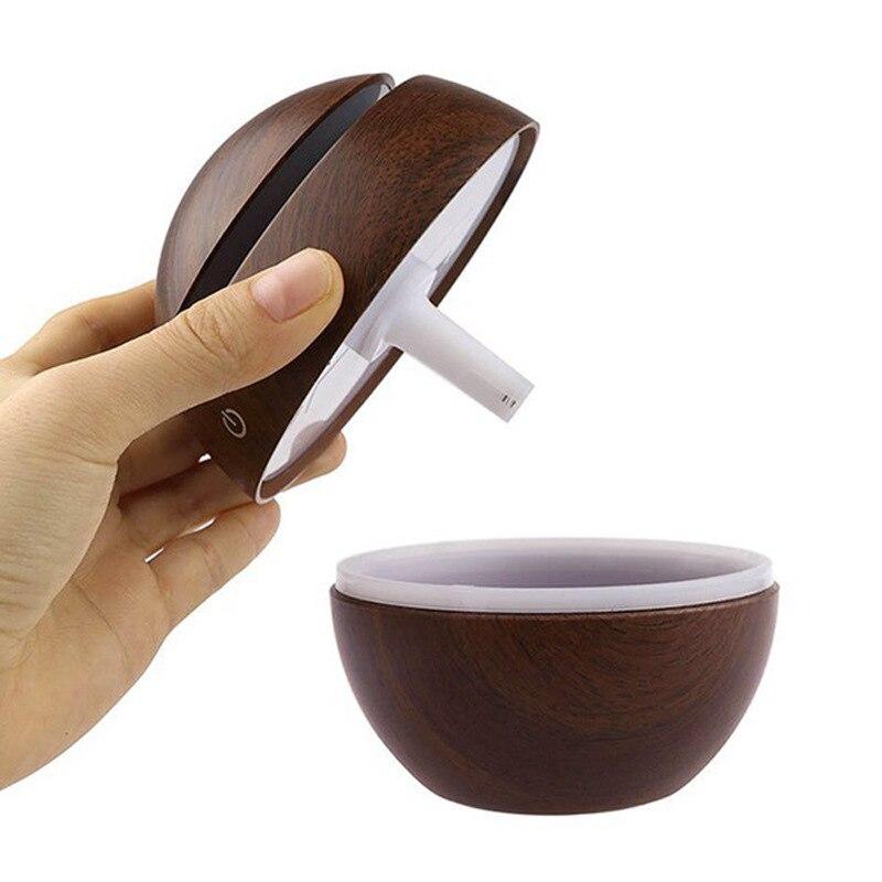 Wood Grain USB Aroma Essential Oil Diffuser Ultrasonic Cool Mist