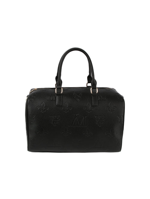 Monogram duffle bag with crossbody strap