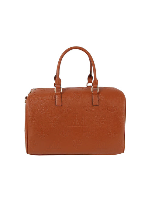 Monogram duffle bag with crossbody strap