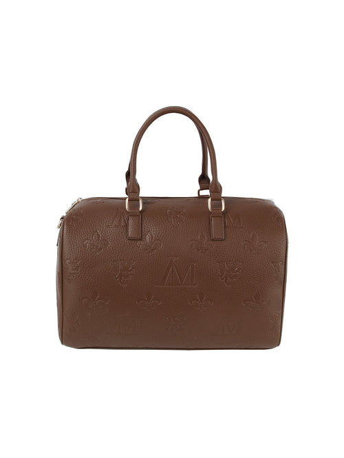 Monogram duffle bag with crossbody strap