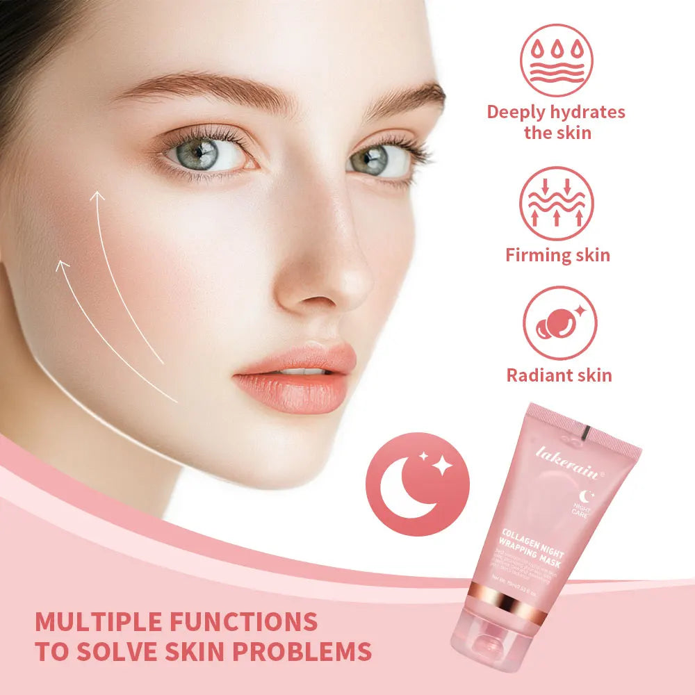 Korean Deep Collagen Mask Peel Off Mask Face Anti Wrinkle Lifting