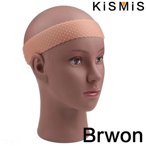 KISMIS 1PC Headband Adjustable Silicone Wig Band For Lace Frontal Wigs