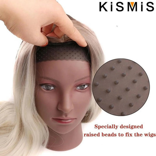 KISMIS 1PC Headband Adjustable Silicone Wig Band For Lace Frontal Wigs