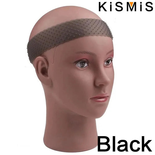 KISMIS 1PC Headband Adjustable Silicone Wig Band For Lace Frontal Wigs