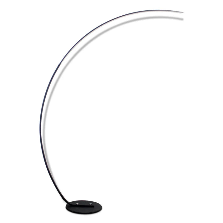 Modern RGBW Curved Floor Lamp | Sleek Ambient Lighting for Home